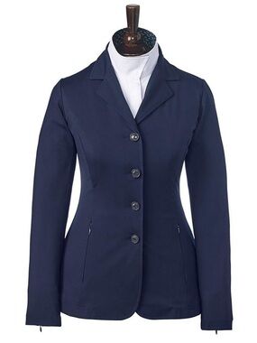 Grand Prix Equine Couture Black Show Coat Size 12R